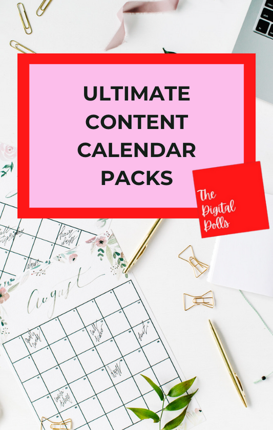 The Ultimate Content Calendar Packs
